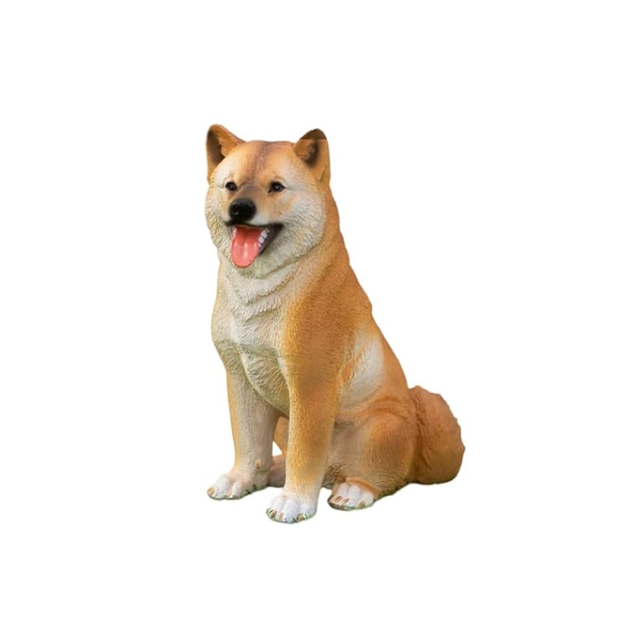 Amazon.co.jp: Apaeofl 置き物 犬像 ワンちゃん 田園風